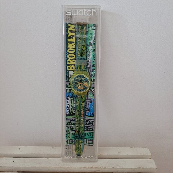 Swatch Passage To Brooklyn Ref. GJ120 1997 Swatch Watch ***READ CAPTION*** - Picture 1 of 8